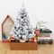 3FT Artificial Christmas Tree with Berries for Tabletop (White) 21"D x 21"W x 36"H
